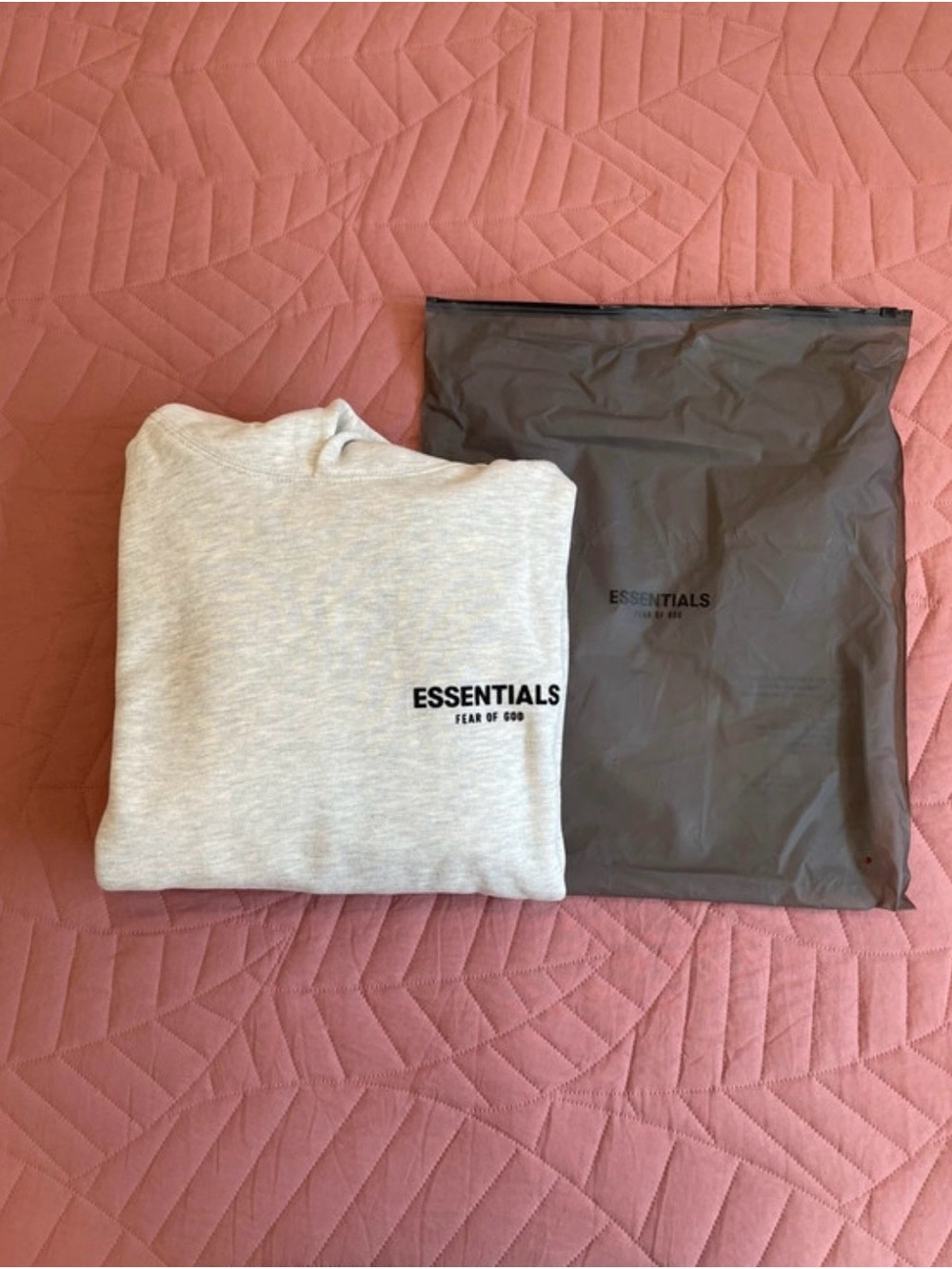 New ESSENTIALS Fear of God Light Gray  Sweatshirt